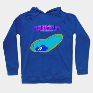 Young Dolphins In Love Hoodie